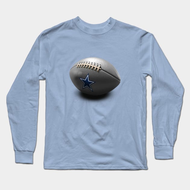 Dallas Football Long Sleeve T-Shirt by DavidLoblaw